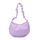 Soft Leather Women Hobos Crossbody Bag Vintage Underarm Bag