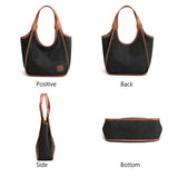 Canvas Crossbody Bag Women Large Shoulder Handbag High Capacity