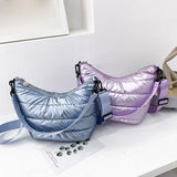Women Shoulder Bags Nylon Crossbody Small Down Bag Tote