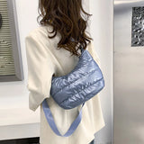 Women Shoulder Bags Nylon Crossbody Small Down Bag Tote