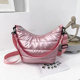 Women Shoulder Bags Nylon Crossbody Small Down Bag Tote