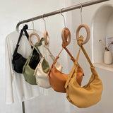 Vintage Soft Leather Women Shoulder Bag Hobos