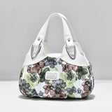 Women's PU Leather Handle Bag Lady Tote Big Capacity Shoulder Bag