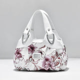 Women's PU Leather Handle Bag Lady Tote Big Capacity Shoulder Bag
