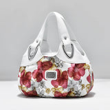Women's PU Leather Handle Bag Lady Tote Big Capacity Shoulder Bag