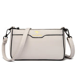 Retro Striped Women's Shoulder Bag Solid Summer Messenger Sac