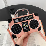 Women's Shoulder Bag Radio Shape Bag One Shoulder Pouch