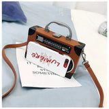 Women's Shoulder Bag Radio Shape Bag One Shoulder Pouch
