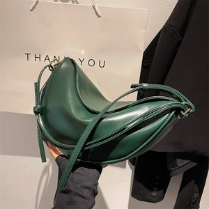 Banana Crossbody Bags for Women PU Leather Shoulder Bag Phone Purses