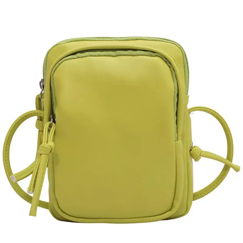 Women's PU Leather Crossbody Shoulder Bag Lady Phone Purse