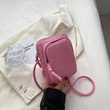 Women's PU Leather Crossbody Shoulder Bag Lady Phone Purse