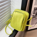 Women's PU Leather Crossbody Shoulder Bag Lady Phone Purse