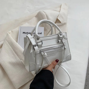 Handheld Bag Female Summer Spice Girl Bag Texture Small Versatile