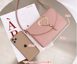 Heart Shaped Bag Women Purses Handbags Side Fashionable Satchels