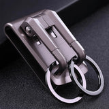 High-Grade Belt Key Clip Holder Waist Hanging Chain Belt Key Ring Holder