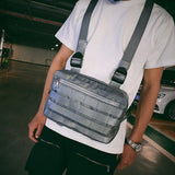 Hip Hop Chest Rig Bag Punk Men Chest Bag Streetwear Vest Functional Tactical Mil