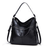 Hobo Handbags Women's Oil Wax Tote Bag Lady Large Shoulder Messenger