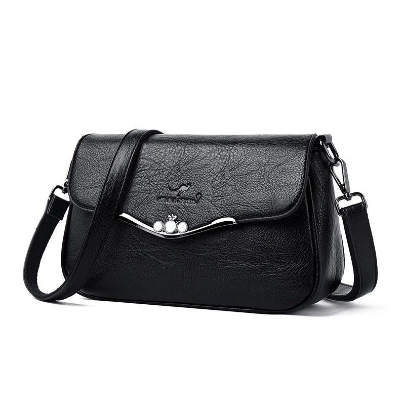 Crossbody Bags for Women Handbag Leather Shoulder Messenger Bags