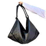 Soft Leather Large Shoulder Bag Women's Casual Messenger Bag