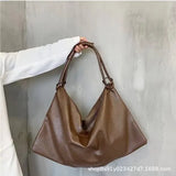 Soft Leather Large Shoulder Bag Women's Casual Messenger Bag