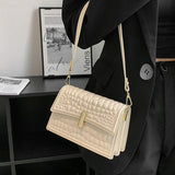 Lady Crocodile Bag Small Shoulder Purse Women Crossbody Handbag