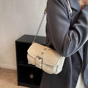 Lady Shoulder Bag PU Leather Chain Mobile Wallet Casual Women's Messenger Bag