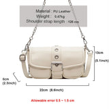 Lady Shoulder Bag PU Leather Chain Mobile Wallet Casual Women's Messenger Bag
