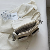 Lady Shoulder Bag PU Leather Chain Mobile Wallet Casual Women's Messenger Bag