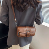 Lady Shoulder Bag PU Leather Chain Mobile Wallet Casual Women's Messenger Bag