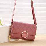 Women`s PU Leather Shoulder Bag Small Size Large Capacity Female Crossbody