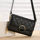 Women`s PU Leather Shoulder Bag Small Size Large Capacity Female Crossbody