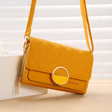 Women`s PU Leather Shoulder Bag Small Size Large Capacity Female Crossbody