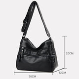 Large Capacity Women's Shoulder Bags Casual Multilayer Handbags