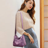 Large Capacity Women's Shoulder Bags Casual Multilayer Handbags