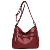 Large Capacity Women's Shoulder Bags Casual Multilayer Handbags