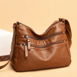 Large Capacity Women's Shoulder Bags Casual Multilayer Handbags