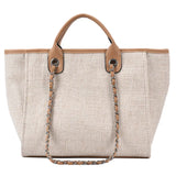 Canvas Shoulder Bag Large Capacity Casual Tote