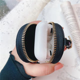 Leather Bag For Airpods Pro Case with Lanyard