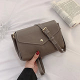 Leather Shoulder Bag Multi-layer Pocket Crossbody for Women