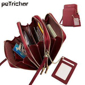 Leather Messenger Bags Women Clutch Mini Crossbody Shoulder Bag