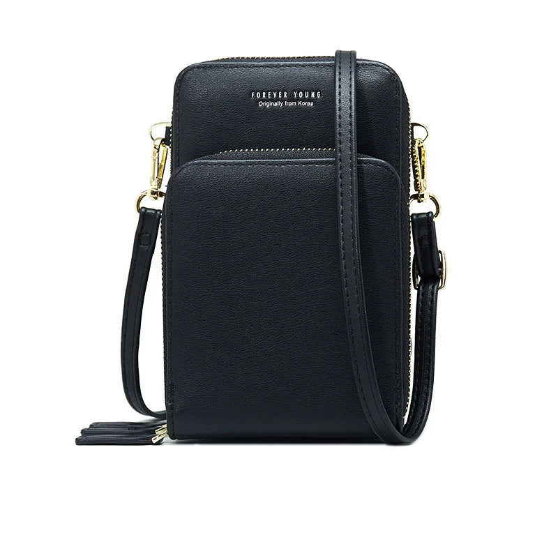 Leather Messenger Bags Women Clutch Mini Crossbody Shoulder Bag