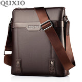 Men Business Messenger Bags PU Leather Crossbody Bag Vintage