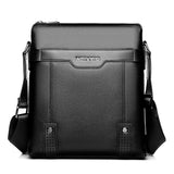 Men Business Messenger Bags PU Leather Crossbody Bag Vintage