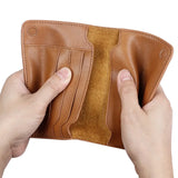 Men Women Family Leather Passport Cover Holder for Travel