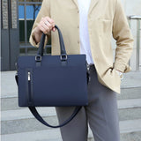 Men's Tote Bag Briefcase Casual Transverse Man Shoulder Bags Waterproof
