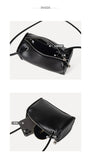 Women's Messenger Bag Crossbody Shoulder Bag PU Leather Boston Bag