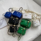 Small Crossbody Bags Women's Lingge Handbag Square Shoulder Bag