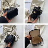 Small Crossbody Bags Women's Lingge Handbag Square Shoulder Bag