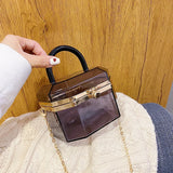 Clear PVC Jelly Party Bag Chunky Clutch Handbag