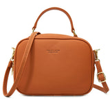 Mini Shoulder Bag Women Soft PU Leather Tote Handbags Crossbody Messenger Bags